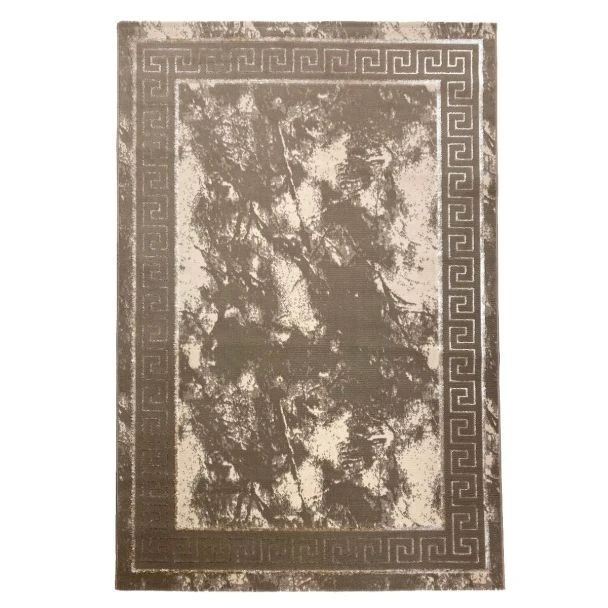 Denna produkten heter Babylon Versace, tillverkad av Polyester material med en vacker Taupe färg - SE Mattor