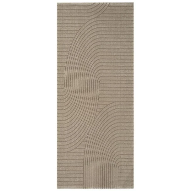 Denna produkten heter Bella Spin, tillverkad av Polyester & Polypropylen material med en vacker Mörkbeige färg - SE Mattor