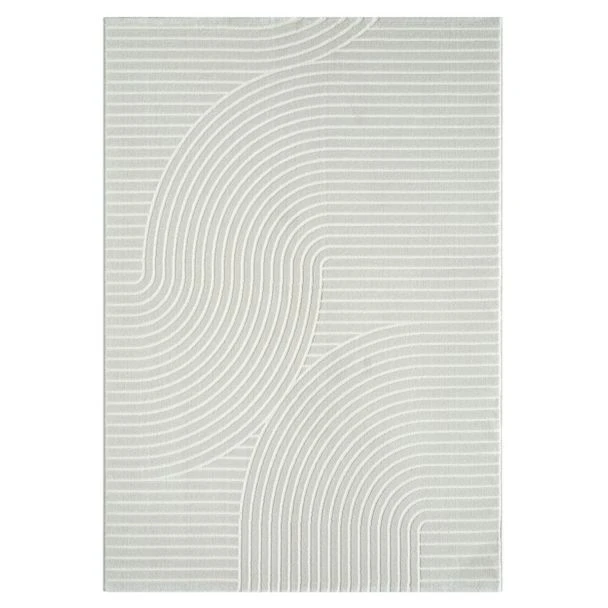 Denna produkten heter Bella Spin, tillverkad av Polyester & Polypropylen material med en vacker Offwhite färg - SE Mattor