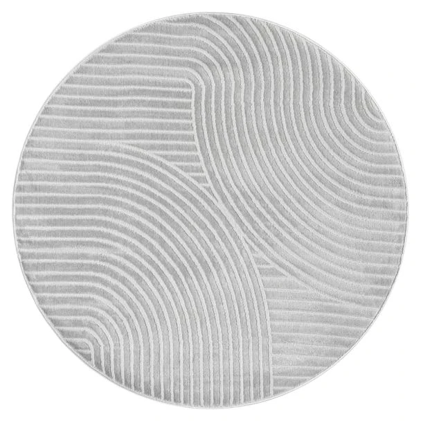 Denna produkten heter Bella Spin, tillverkad av Polyester & Polypropylen material med en vacker Grå färg - SE Mattor