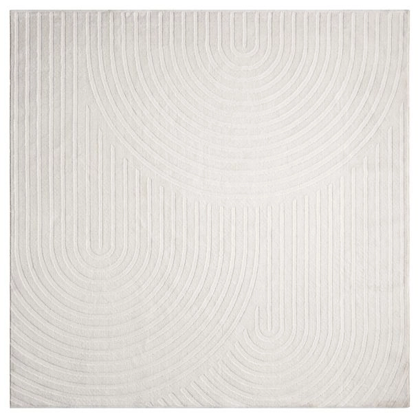 Denna produkten heter Bella Zen, tillverkad av Polyester & Polypropylen material med en vacker Offwhite färg - SE Mattor