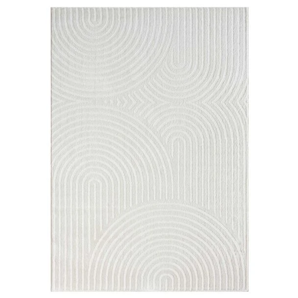 Denna produkten heter Bella Zen, tillverkad av Polyester & Polypropylen material med en vacker Offwhite färg - SE Mattor