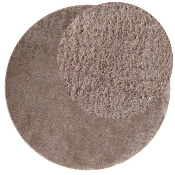 Denna produkten heter Cloudy, tillverkad av Polyester material med en vacker Taupe färg - SE Mattor