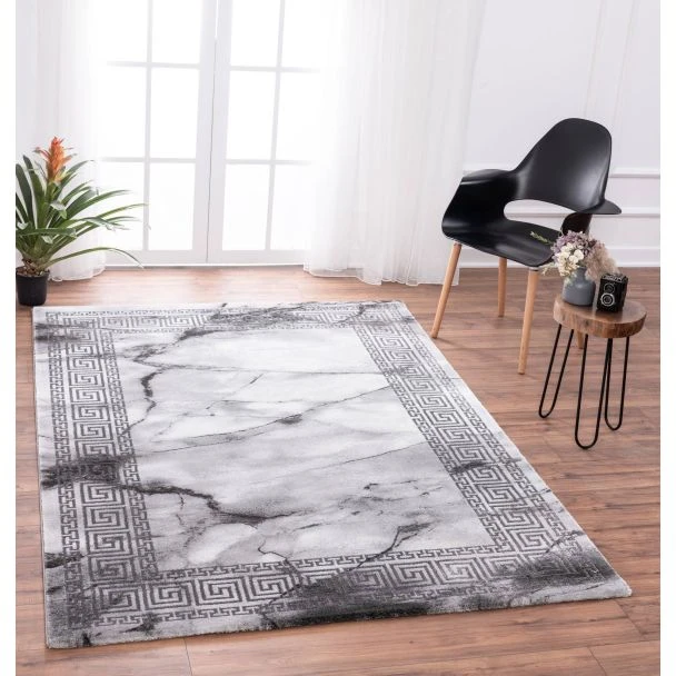 Denna produkten heter Craft Versace, tillverkad av Polyester & Polypropylen material med en vacker Silver färg - SE Mattor