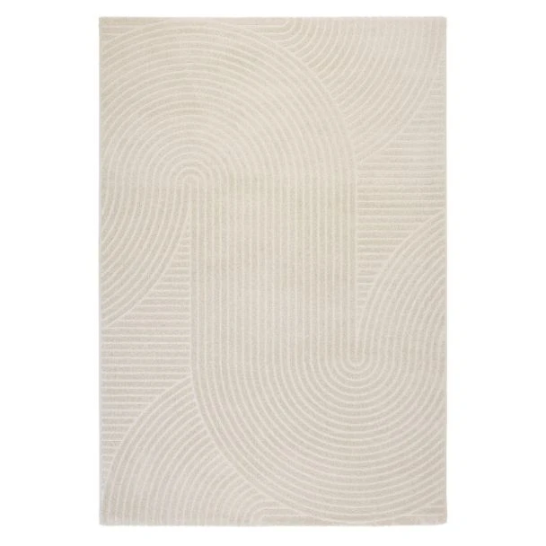 Denna produkten heter Geneta, tillverkad av Polyester material med en vacker Offwhite färg - SE Mattor