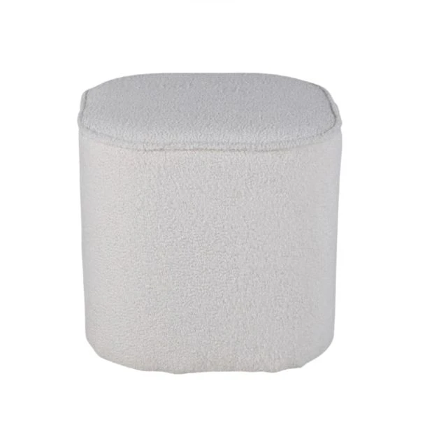 Sittpuff Adela Teddy Vit