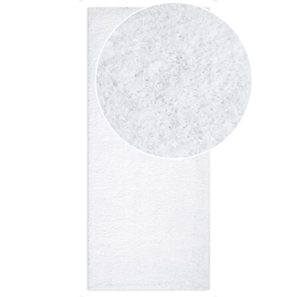 Denna produkten heter Lazy, tillverkad av Polypropylen material med en vacker Vit färg - SE Mattor