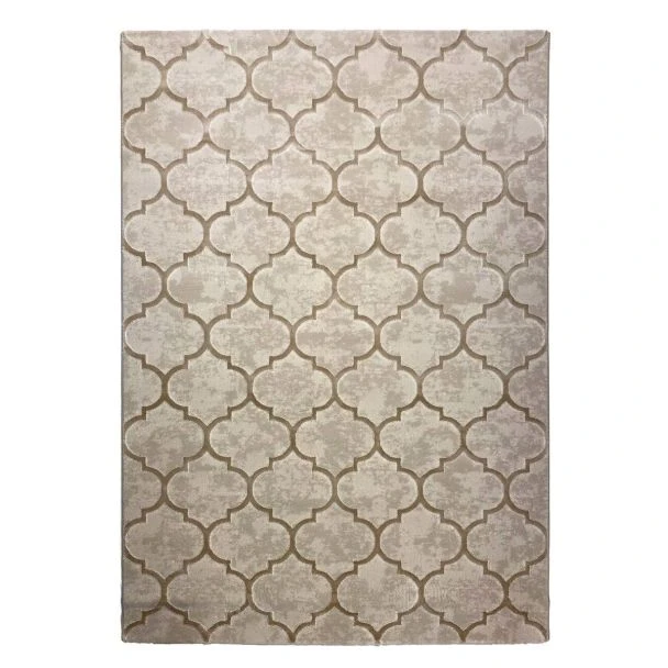 Denna produkten heter Menlo Enkido, tillverkad av Polyester material med en vacker Beige färg - SE Mattor