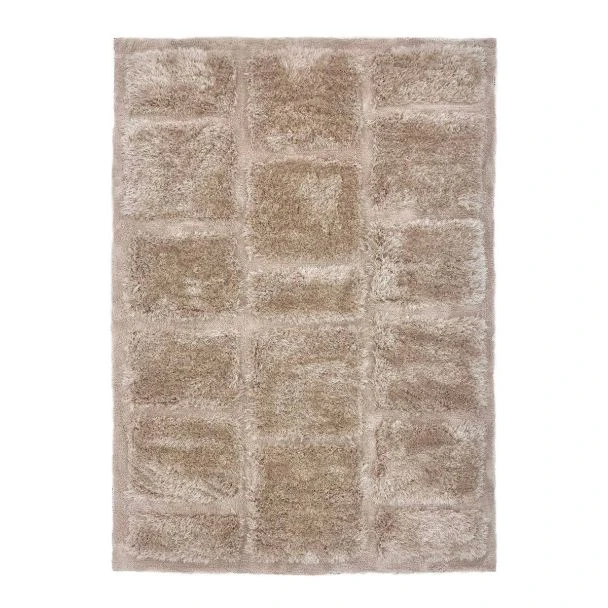 Denna produkten heter Moody Logic, tillverkad av Polyester material med en vacker Beige färg - SE Mattor