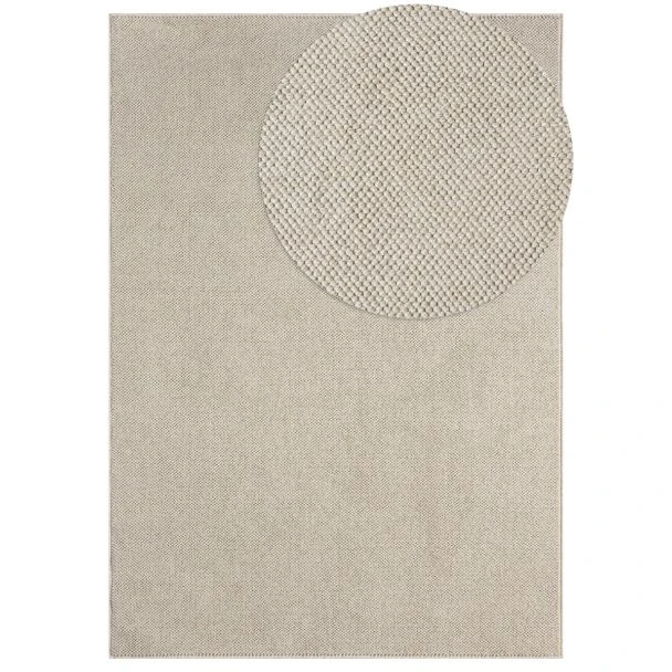 Denna produkten heter Nordic, tillverkad av Polyester material med en vacker Beige färg - SE Mattor