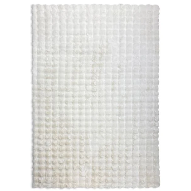Denna produkten heter Rabbit Bubble, tillverkad av Polyester material med en vacker Offwhite färg - SE Mattor