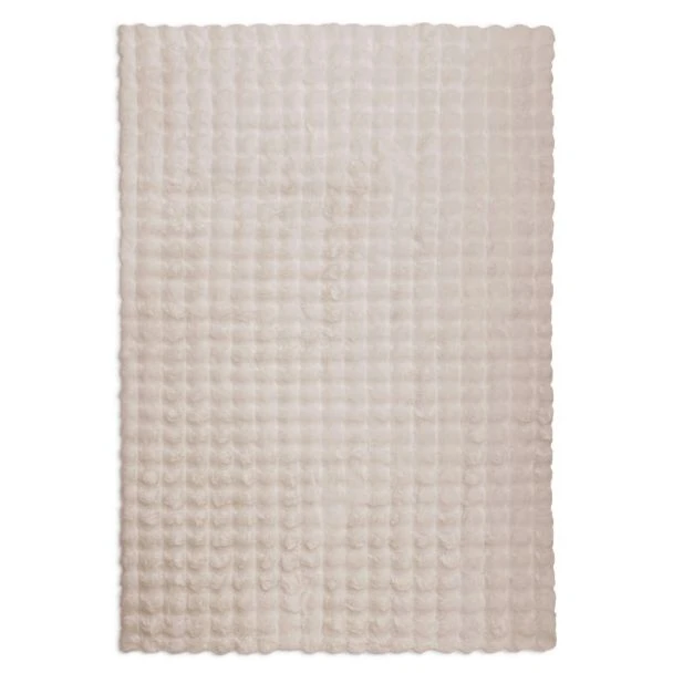 Denna produkten heter Rabbit Bubble, tillverkad av Polyester material med en vacker Ljusbeige färg - SE Mattor
