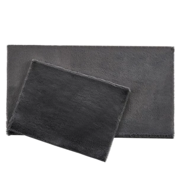 Denna produkten heter Rabbit Eco, tillverkad av Polyester material med en vacker Mörkgrå färg - SE Mattor