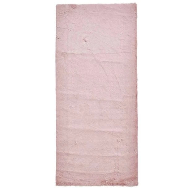 Denna produkten heter Rabbit Fur, tillverkad av Polyester material med en vacker Rosa färg - SE Mattor