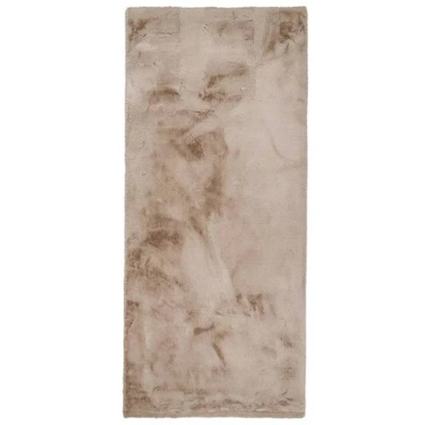 Denna produkten heter Rabbit Fur, tillverkad av Polyester material med en vacker Taupe färg - SE Mattor