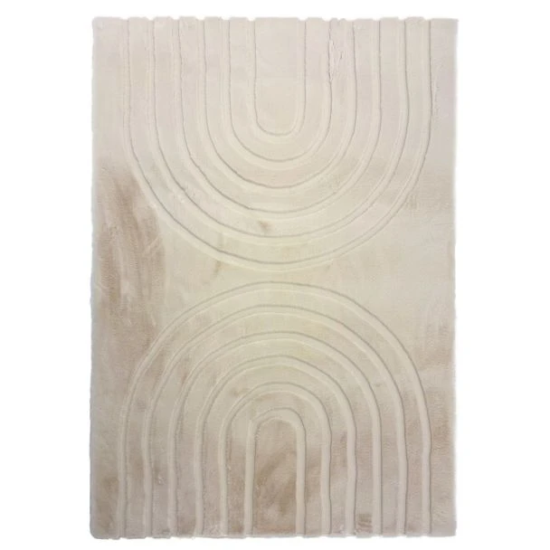 Denna produkten heter Rabbit Zen, tillverkad av Polyester material med en vacker Ljusbeige färg - SE Mattor