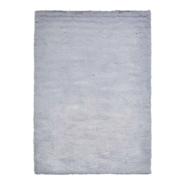 Denna produkten heter Rabbit Fur, tillverkad av Polyester material med en vacker Silver färg - SE Mattor