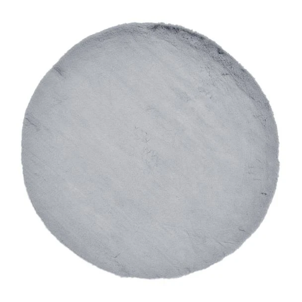 Denna produkten heter Rabbit Fur, tillverkad av Polyester material med en vacker Silver färg - SE Mattor