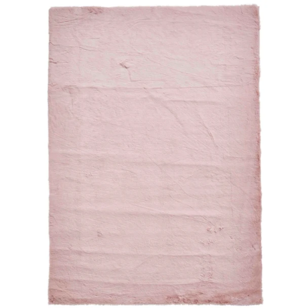 Denna produkten heter Rabbit Fur, tillverkad av Polyester material med en vacker Rosa färg - SE Mattor
