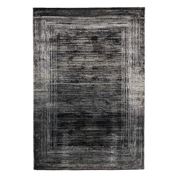 Denna produkten heter Rafty Frame, tillverkad av Polyester & Polypropylen material med en vacker Svart färg - SE Mattor