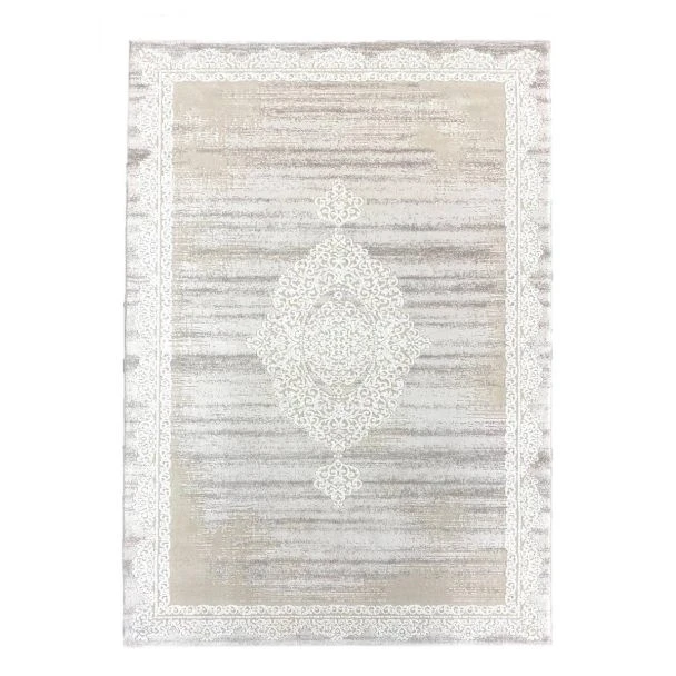Denna produkten heter Rodin, tillverkad av Akryl material med en vacker Beige färg - SE Mattor