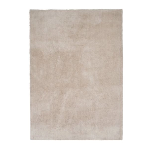 Denna produkten heter Bono, tillverkad av Polyester material med en vacker Beige färg - SE Mattor