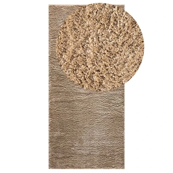 Denna produkten heter Softy, tillverkad av Polypropylen material med en vacker Mörkbeige färg - SE Mattor