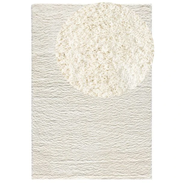 Denna produkten heter Softy, tillverkad av Polypropylen material med en vacker Offwhite färg - SE Mattor