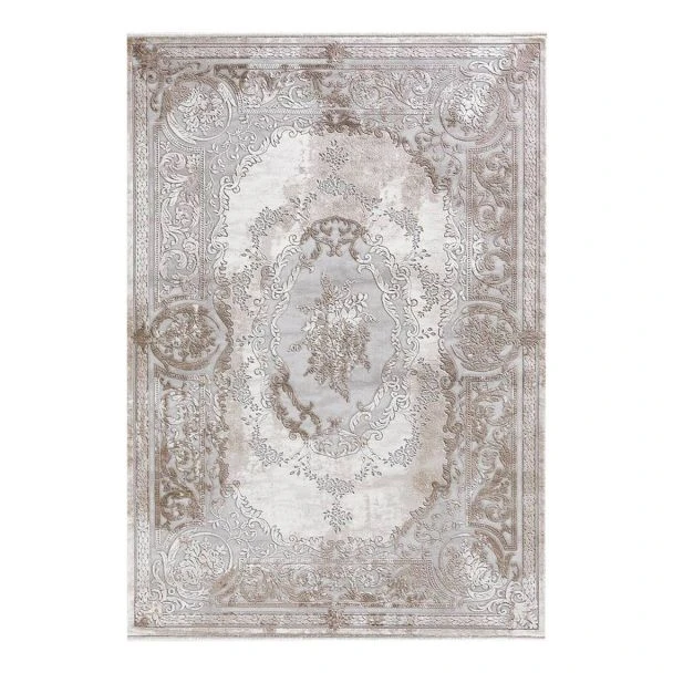 Denna produkten heter Therapy Pecos, tillverkad av 77% Polypropylen, 15% Akryl &  8% Polyester material med en vacker Beige färg - SE Mattor