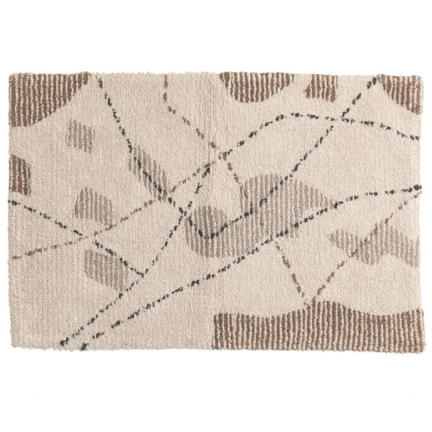 Tiva Beige Badrumsmatta