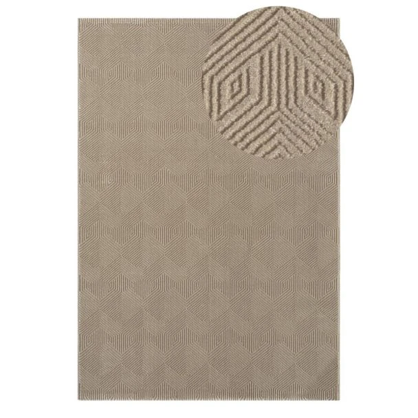 Denna produkten heter Twisty Toss, tillverkad av Polyester & Polypropylen material med en vacker Mörkbeige färg - SE Mattor