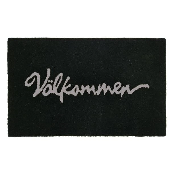 Denna produkten heter Välkommen, tillverkad av Polypropylen material med en vacker Svart färg - SE Mattor