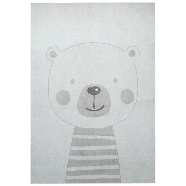 Denna produkten heter Zappy Bear, tillverkad av Polyester material med en vacker Kräm färg - SE Mattor