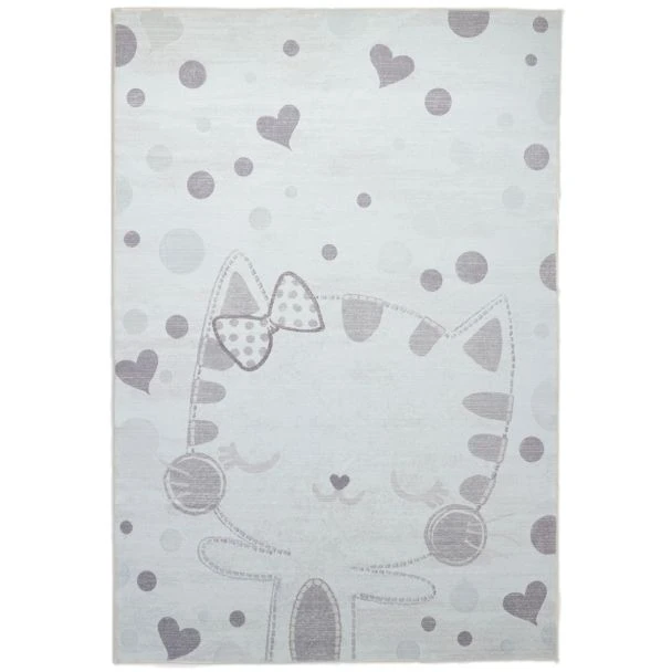 Denna produkten heter Zappy Kitty, tillverkad av Polyester material med en vacker Kräm färg - SE Mattor